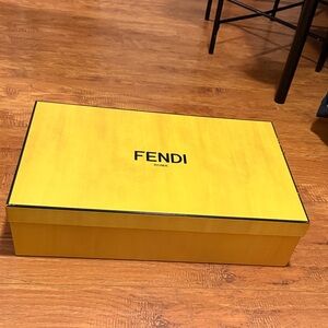 Fendi Vibrant Yellow boot  Box